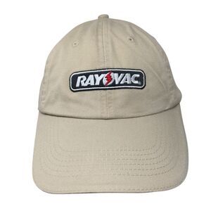 Rayovac Slideback Hat Tan One Size Adjustable Embroidered Vented Holes 6 Panel